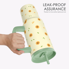 BloomSip 40oz Leak-proof Tumbler | Sunflower