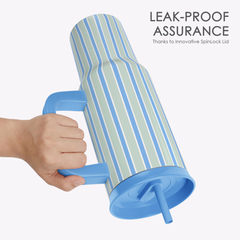 BloomSip 40oz Leak-proof Tumbler | Stripe Pattern