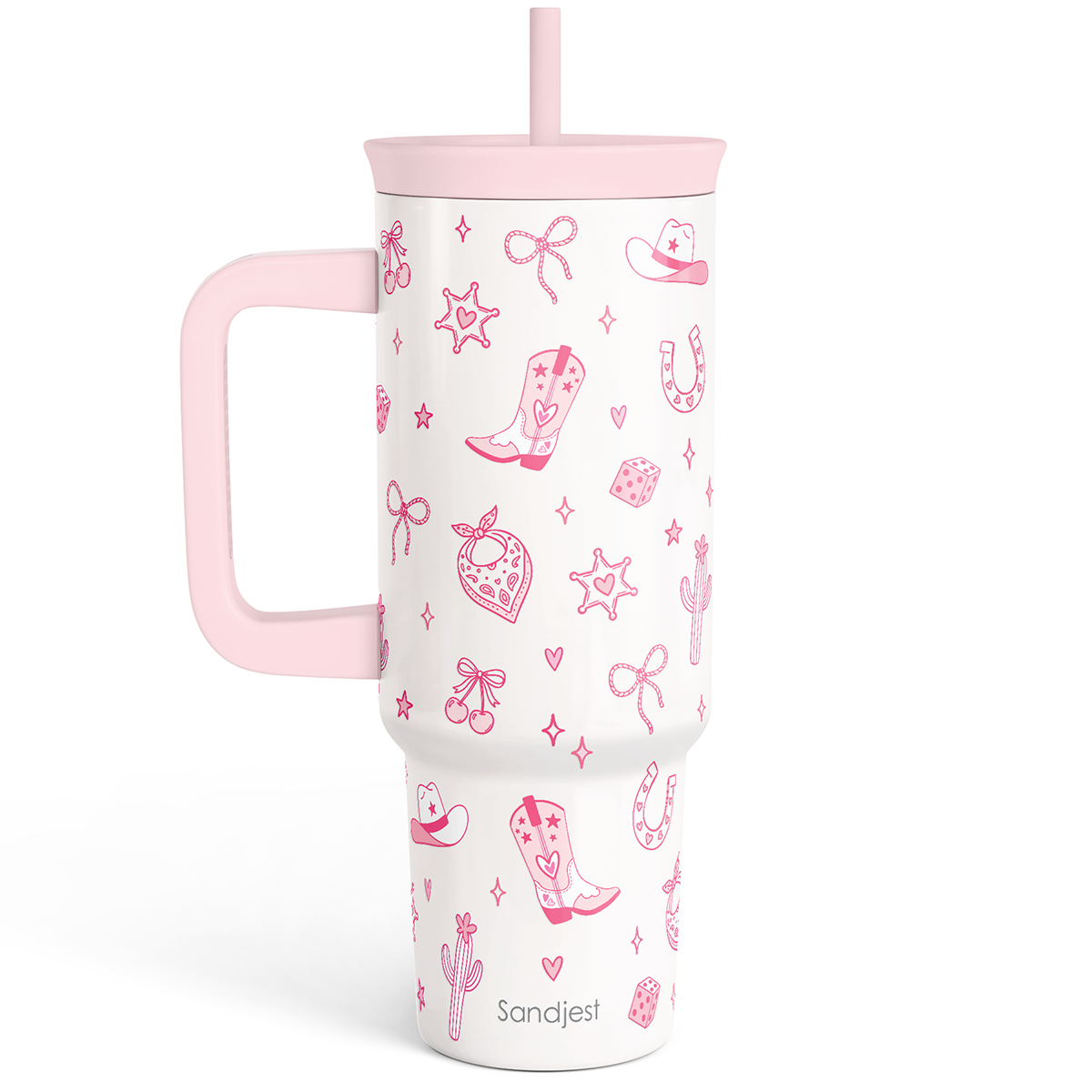 BloomSip 40oz Leak-proof Tumbler | Cowgirl