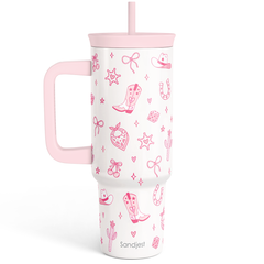 BloomSip 40oz Leak-proof Tumbler | Cowgirl