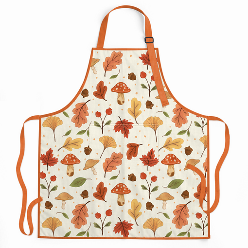 Fall Apron for Women with Pocket Chef Aprons for Cooking Baking Grilling Gardening BBQ Thanksgiving Gift for Women