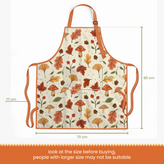 Fall Apron for Women with Pocket Chef Aprons for Cooking Baking Grilling Gardening BBQ Thanksgiving Gift for Women
