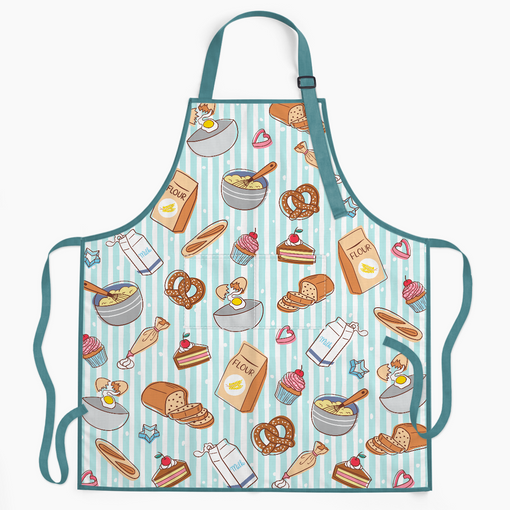 Apron for Baking Lover Baker with Pocket, Chef Aprons for Cooking Baking Grilling BBQ Gardening, Women Gift Adult Apron