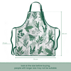 Herb Apron with Pocket, Chef Aprons for Cooking Baking Gardening Grilling BBQ Painting, Vintage Adult Aprons