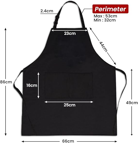 Funny Apron for Men - BBQ Cooking Grill Apron with Pockets for Chef Husband Dad Papa - Birthday Father's Day Grilling Gifts
