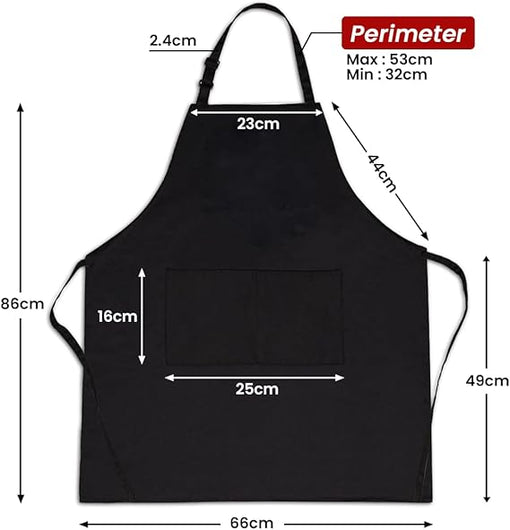 Funny Apron for Dad - Aprons for Mom with Pockets - Birthday Fathers Mothers Day Cooking Grilling BBQ Kitchen Gifts