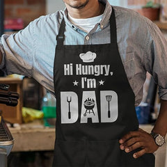 Black Dad Men Cotton Apron