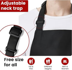 Funny Aprons for Men - Grilling Cooking BBQ Father's Day Birthday Kitchen Aprons with Pockets - Gifts for Dad Chef Husband Papa
