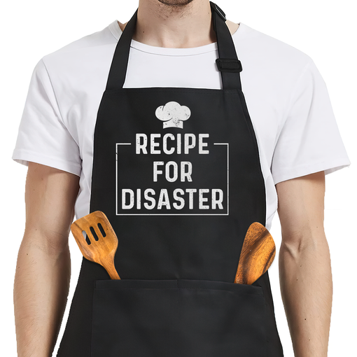 Funny Aprons for Men - Cooking BBQ Grilling Gifts for FatherÃƒÂ¢Ã¢â€šÂ¬Ã¢â€žÂ¢s Day Birthday - Dad Husband Aprons with Pockets Gifts