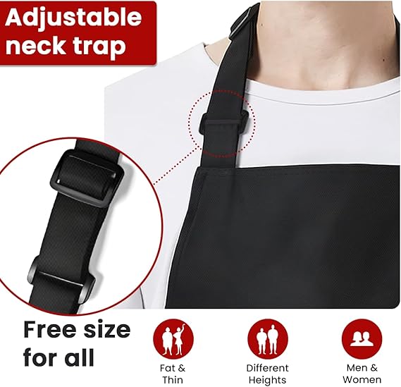 Funny Aprons for Men - Cooking BBQ Grilling Gifts for Father's Day Birthday - Dad Husband Aprons with Pockets Gifts