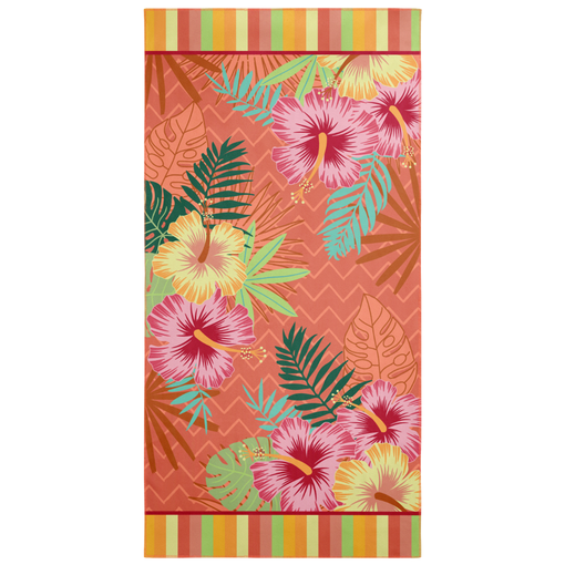 Summer Tropical Beach Towel for Women Girls 35"x70" - Quick Dry Lightweight Microfiber Beach Towels for Adult - Perfect for Beach Pool Swim Bath Camping Picnic Yoga