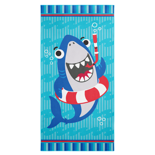 Shark Beach Towel for Boys 60"x30"- Kids Beach Towels - Quick Dry Lightweight Towels - Perfect for Beach Pool Swim Bath Travel Picnic Camping