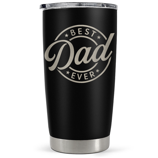 Best Dad Ever Tumbler with Lid - 20oz Insulated Stainless Steel Cup- Coffee Mug for Sport Travel Office, Gift for FatherÃ¢â‚¬â„¢s Day Birthday