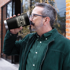 "Awesome Like My Daughter" Dad 20oz Stainless Steel Insulated Tumbler with Lid