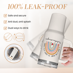 Teacher Appreciation Gifts It Takes a Big Heart to Shape Little Minds Tumbler with Handle 40oz Stainless Steel Coffee Cup - Thank You Gifts from Students for Teacher's Day Graduation Gifts