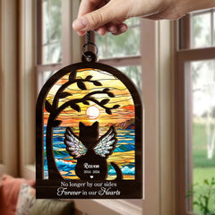 Personalized Pet Memorial Ornament, Dog Memorial Suncatcher Ornament, Sympathy Gift Christmas Ornaments for Dog Lovers