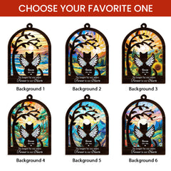 Personalized Pet Memorial Ornament, Dog Memorial Suncatcher Ornament, Sympathy Gift Christmas Ornaments for Dog Lovers