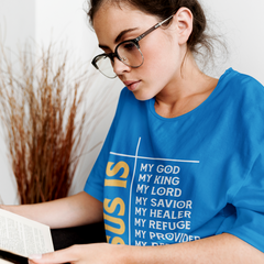 Jesus Is My God My King My Lord My Savior Christian T-Shirt