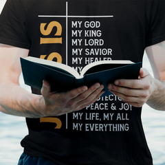 Jesus Is My God My King My Lord My Savior Christian T-Shirt