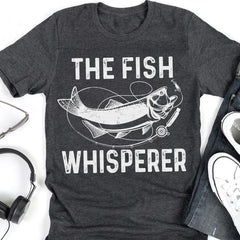 Fishing, Husband, Brothers, Dad, Boyfriend, Birthday, Father's Day, T-Shirts For Men, Black, S