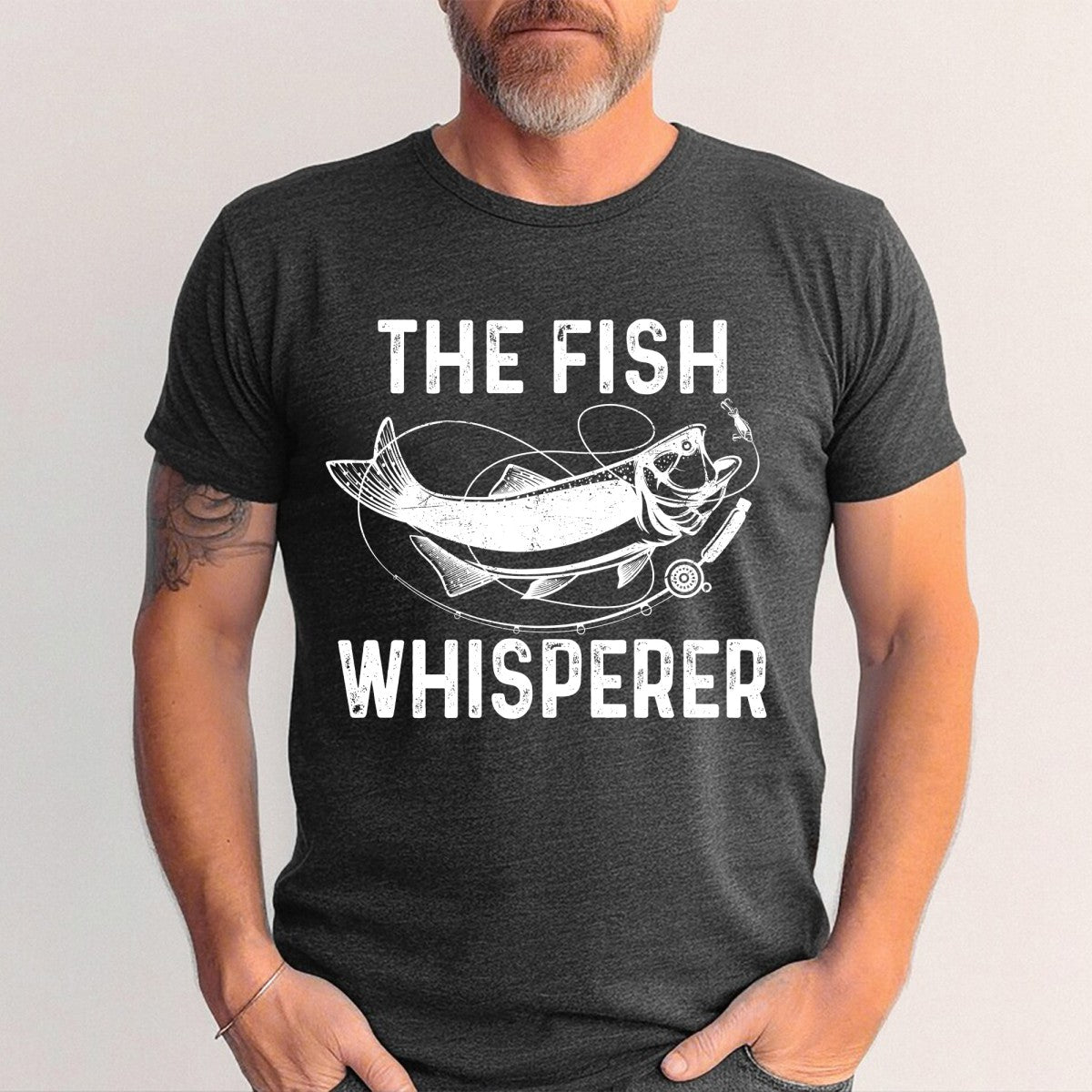 Fishing, Husband, Brothers, Dad, Boyfriend, Birthday, Father's Day, T-Shirts For Men, Black, S