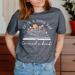 It¡¯s a Good Day to Read A Book T-Shirt Reading Shirts for Teachers