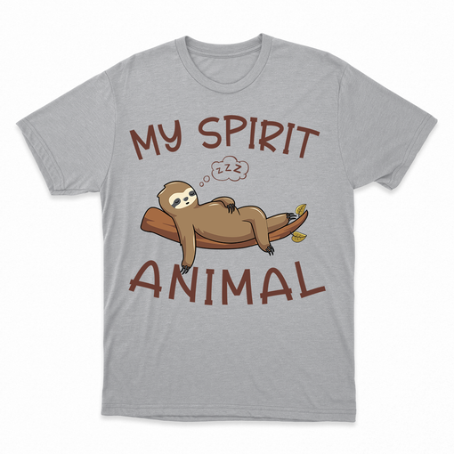 Sloth Shirt My Spirit Animal Funny Sloth Gift T-Shirt