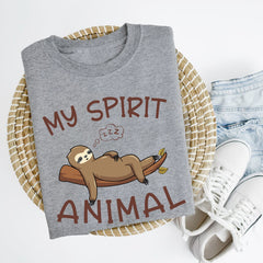 Sloth Shirt My Spirit Animal Funny Sloth Gift T-Shirt