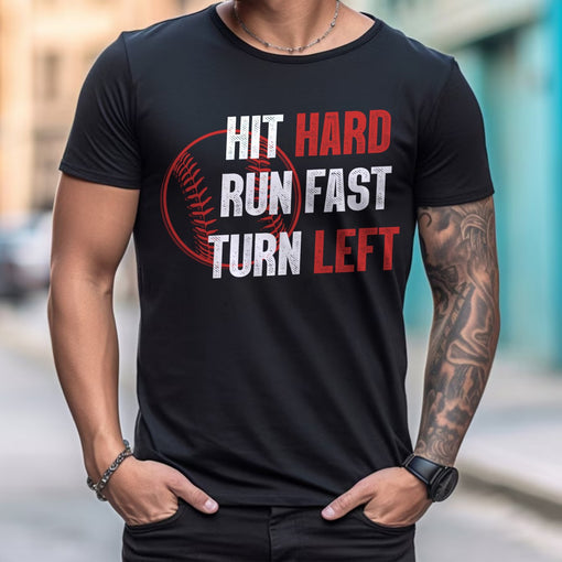 Baseball, Sport Lovers, Husband, Brothers, Dad, Boyfriend, Birthday, Father's Day, T-Shirt, T-shirts For Men, Black, S