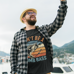 Fishing, Husband, Brothers, Dad, Boyfriend, Father's Day, T-shirts For Men, Black, S