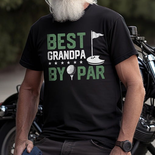 Goft, Sport Lovers, Grandpa, Grandparents, Father's Day, T-shirts For Men, Black, S