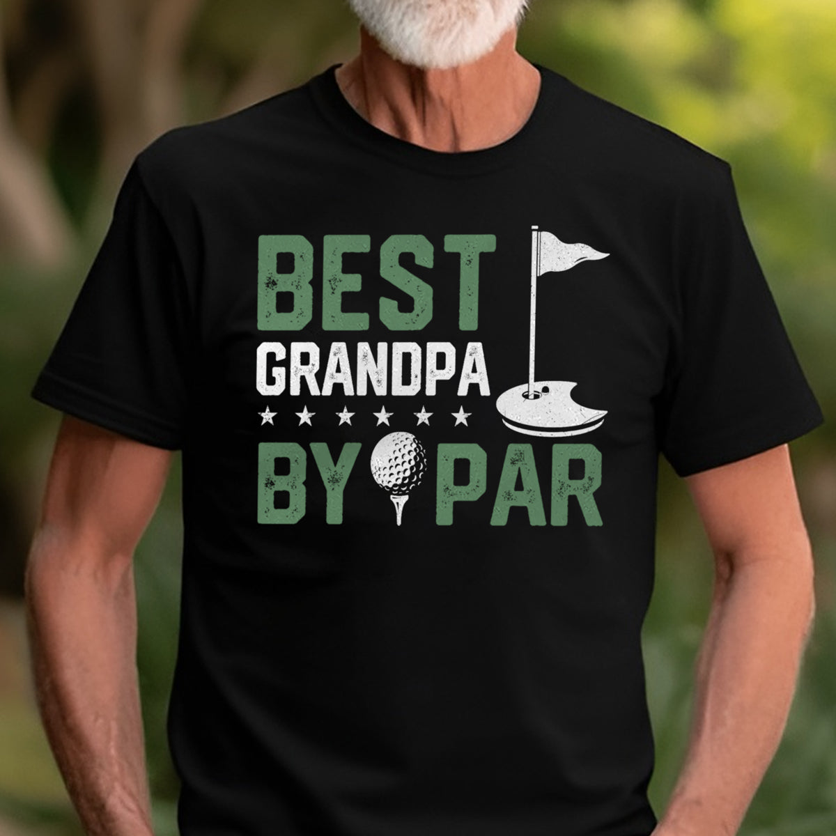 Goft, Sport Lovers, Grandpa, Grandparents, Father's Day, T-shirts For Men, Black, S
