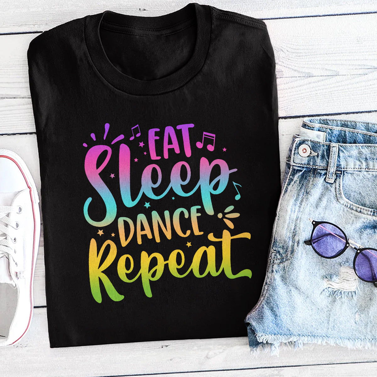 Eat Sleep Dance Repeat Funny Dance Lover T-Shirt