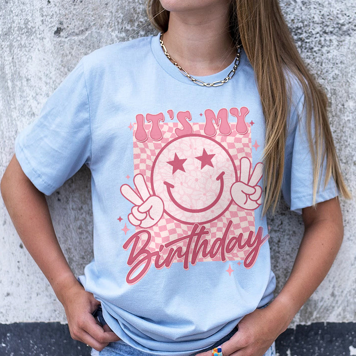 It's My Birthday Shirt Groovy Birthday Women Teens Girls T-Shirt