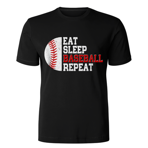 Baseball, Sport Lovers, Husband, Brothers, Dad, Boyfriend, Father's Day, T-shirts For Men, Black, S