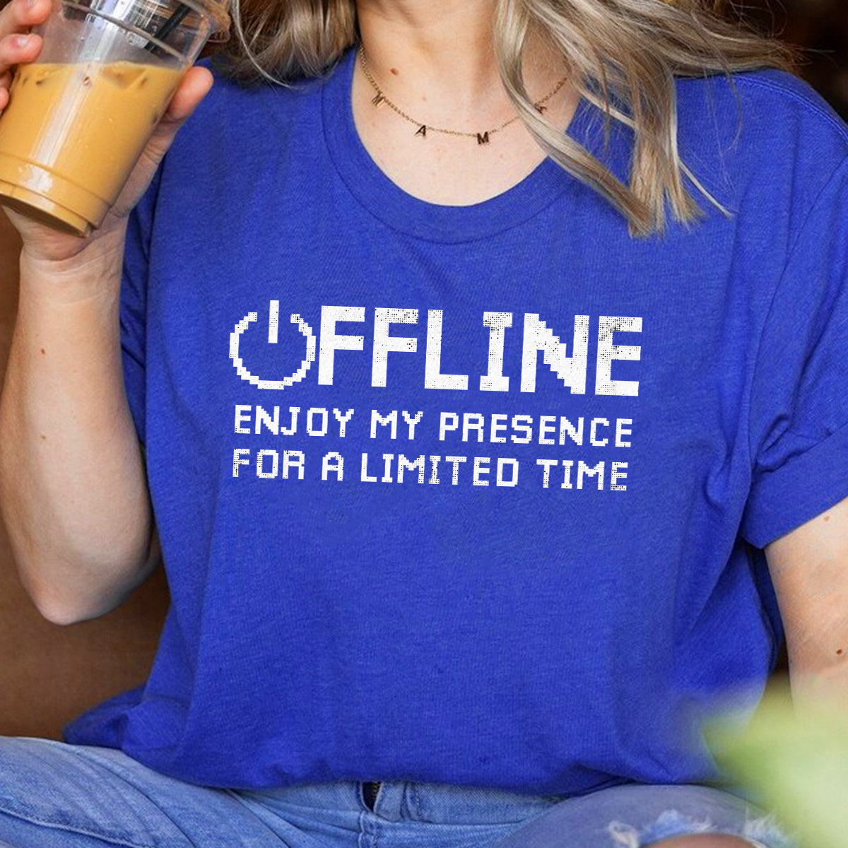 Offline Enjoy My Presence For Limited A Time Funny Gamer T-Shirt