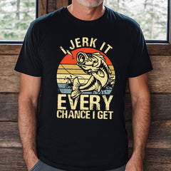 Fishing, Husband, Brothers, Dad, Boyfriend, American Flag, 4th of July, Father's Day, Funny T-Shirts, T-shirts For Men, Black, S