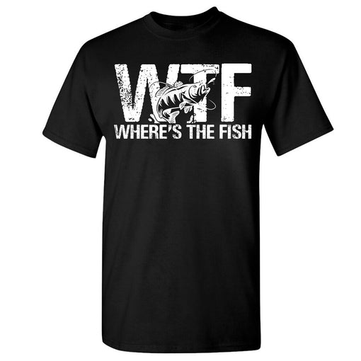 Fishing, Dad, Grandpa, Grandparents, Father's Day, Cotton, Funny T-Shirts, T-shirts For Men, Black, S