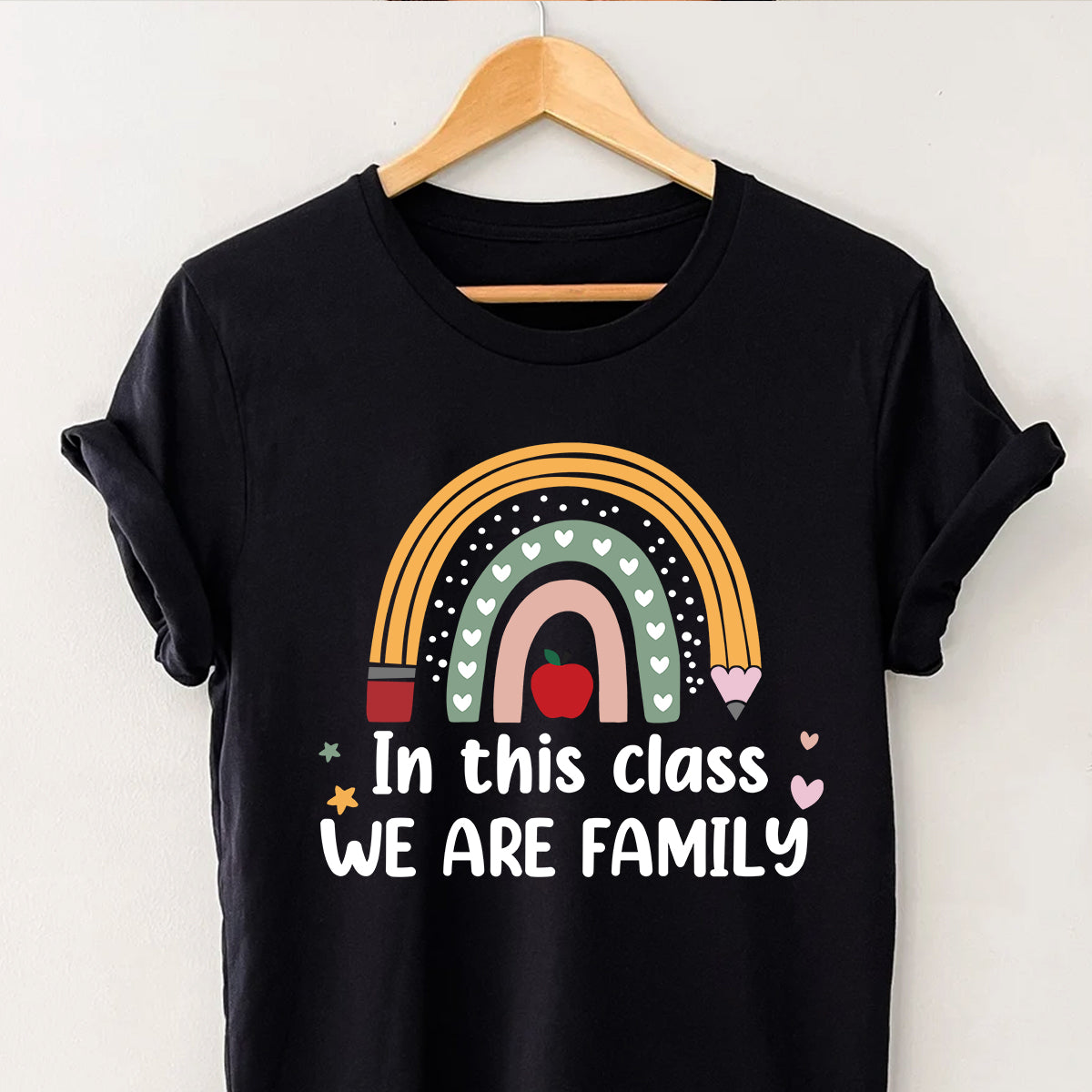 In This Class We Are Family Student Teacher Back To School T-Shirt