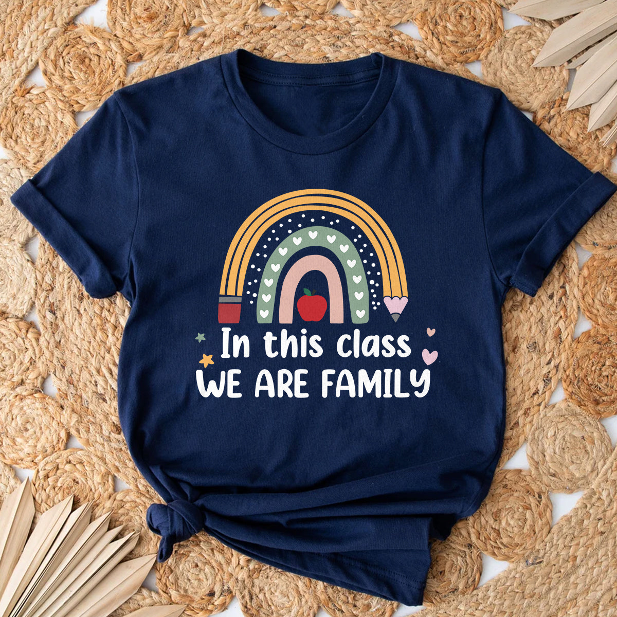 In This Class We Are Family Student Teacher Back To School T-Shirt