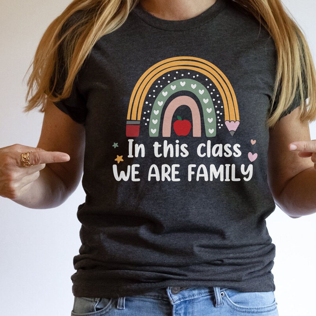 In This Class We Are Family Student Teacher Back To School T-Shirt