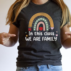 In This Class We Are Family Student Teacher Back To School T-Shirt