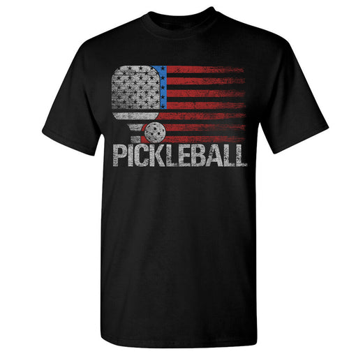 America Flag Pickleball Player Paddleball Lover T-Shirt