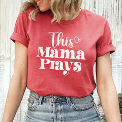 This Mama Prays Shirt Christian Mommy Faith Mother's Day T-Shirt