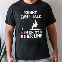 Fishing, Husband, Brothers, Dad, Boyfriend, Birthday, Father's Day, Funny T-shirt, T-Shirts For Men, Black, S