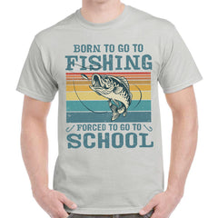 Fishing, Husband, Brothers, Dad, Boyfriend, Birthday, Father's Day, Funny T-Shirts, T-shirts For Men, Ice Grey, S