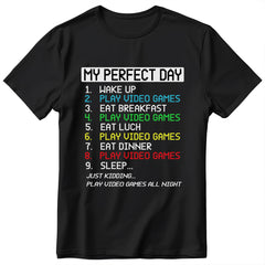 Friends, Birthday, Husband, Brothers, Boyfriend, Son, Game Lovers, Funny T-Shirts, T-shirts For Men, Black, S