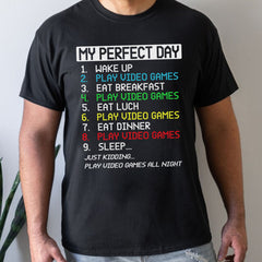 Friends, Birthday, Husband, Brothers, Boyfriend, Son, Game Lovers, Funny T-Shirts, T-shirts For Men, Black, S