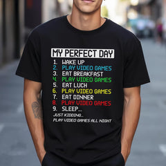 Friends, Birthday, Husband, Brothers, Boyfriend, Son, Game Lovers, Funny T-Shirts, T-shirts For Men, Black, S