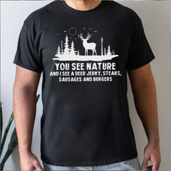 Hunting Lovers, Husband, Brothers, Dad, Boyfriend, Father's Day, T-Shirts For Men, Black, S